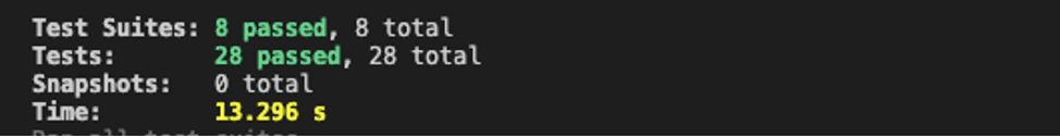 Tests Passed Screenshot